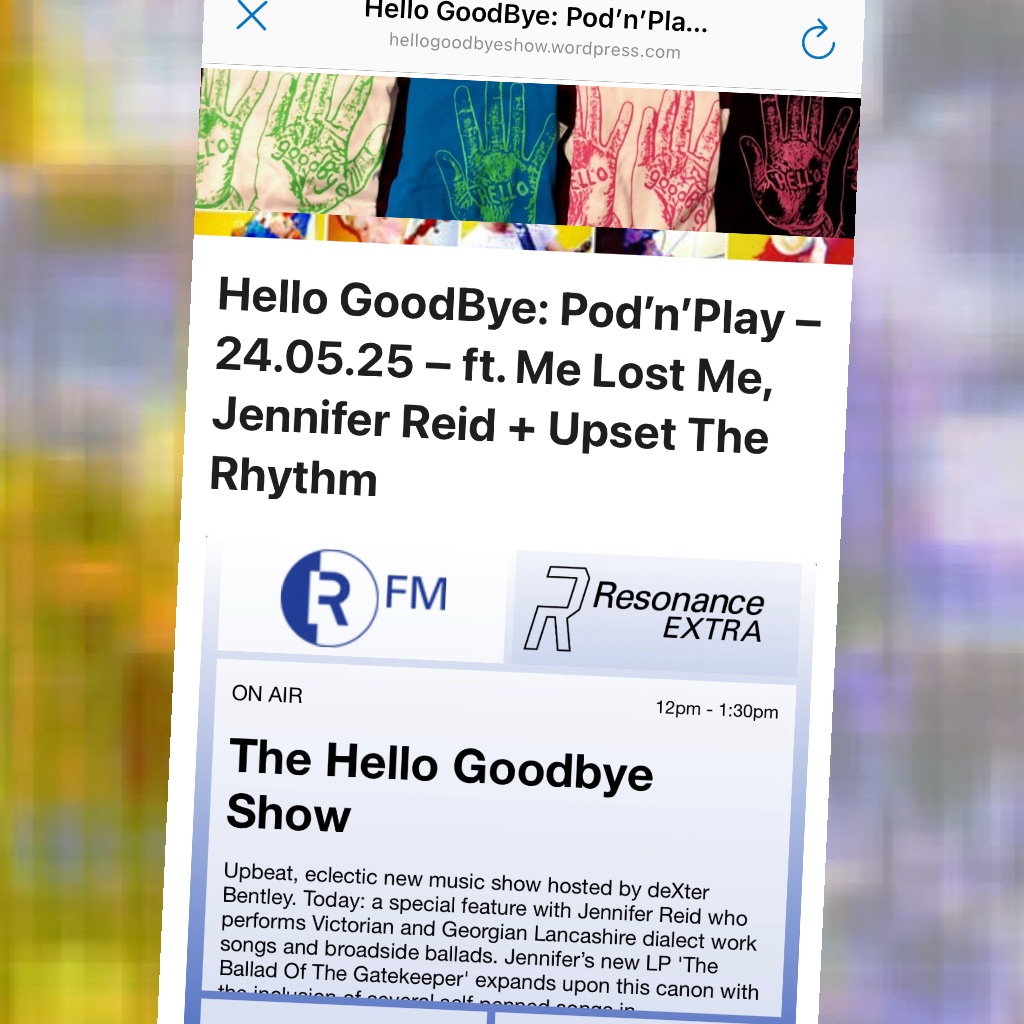 Goodbye Podd Hello GoodBye: Pod’n’Play – 24.05.25 – ft. Me Lost Me, Jennifer Reid ...